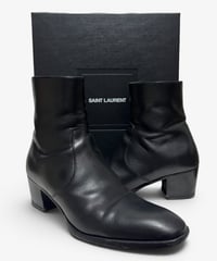 A/W 2016 SAINT LAURENT PARIS WYATT 60 HEEL BOOTS