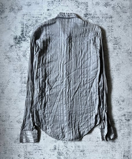 S/S 2005 Dior HOMME “BECK” Sheer Stripe Dress Shirt