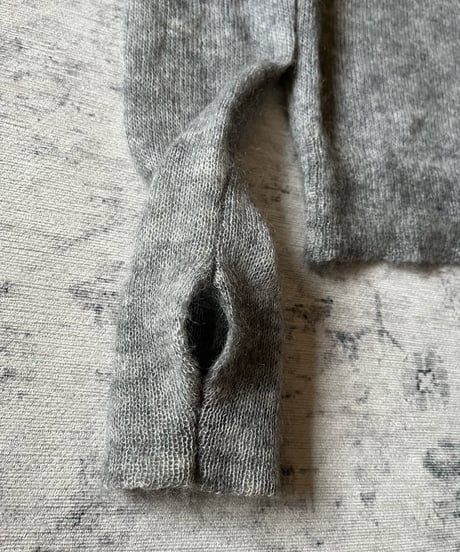 A/W 2004 Dior HOMME “Future Eye” mohair knit