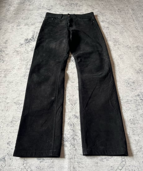 1990s RABERG Cow Leather pants