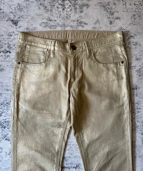 BLACKBARRETT by NEIL BARRETT Gold coating pants