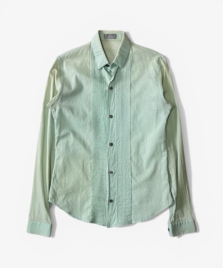 S/S 2005 DIOR HOMME “BECK” ACCORDION SHEER SHIRT