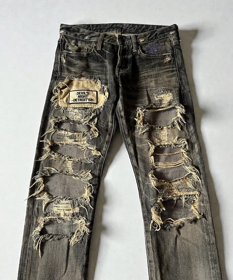 HYSTERIC GRAMMAR DETROIT 68 SCAB DENIM