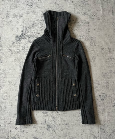 A/W 2008-2009 Marc by Marc Jacobs Rib Wool Mix Zip Jacket