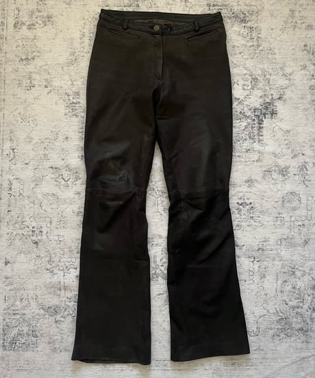 1990s Trousers type Goat Leather pants