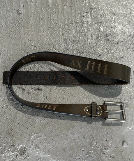 S/S 2007 ARMANI EXCHANGE printed belt