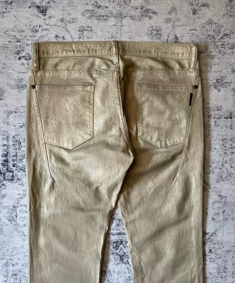 BLACKBARRETT by NEIL BARRETT Gold coating pants