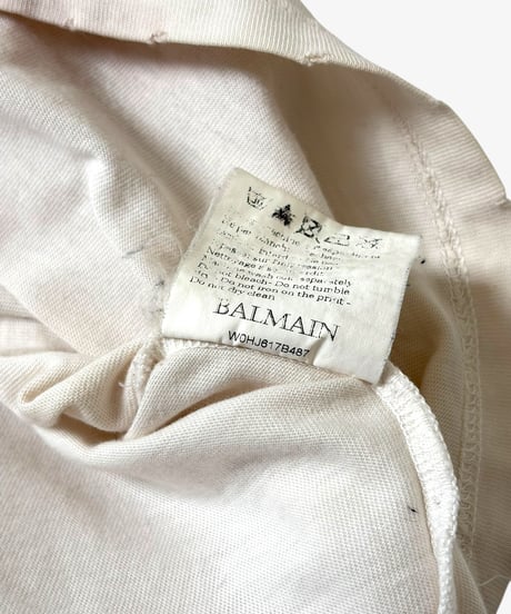 A/W 2010 BALMAIN HOMME BY CHRISTOPHE DECARNIN BLOOD STAIN T-SHIRT［M］