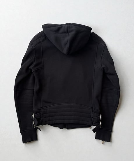 A/W 2012 BALMAIN HOMME BIKER ZIP HOODIE JACKET