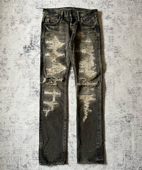 S/S 2004 Hysteric Glamour “Scab“ Studs Denim Pants