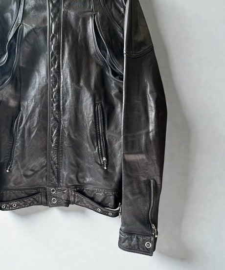 S/S 2004 N.HOLLYWOOD “ACTIVIST” LEATHER JACKET