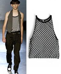 S/S 2006 DIOR HOMME “MODS/SKA” CHECKERED CAMISOLE