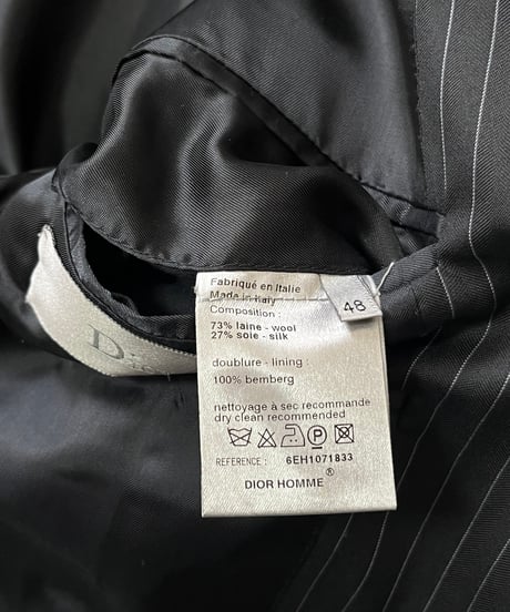 S/S 2006 DIOR HOMME “MODS/SKA” STRIPE TUBE BLAZER