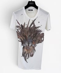 A/W 2011 BALMAIN HOMME BY CHRISTOPHE DECARNIN WOLF T-SHIRT［XS］