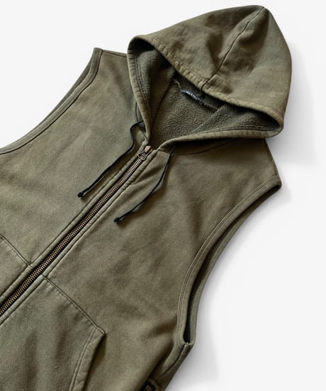 A/W 2010 BALMAIN BY CHRISTOPHE DECARNIN WIRE ZIP HOODIE VEST［M］