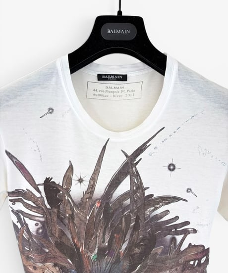 A/W 2011 BALMAIN HOMME BY CHRISTOPHE DECARNIN WOLF T-SHIRT［XS］