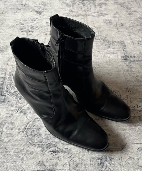 A/W 2007 Dior HOMME “Navigate” Side-Zip Heel Boots