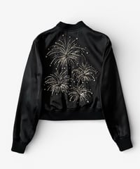 S/S 2015 SAINT LAURENT PARIS CRYSTAL FIREWORKS JACKET