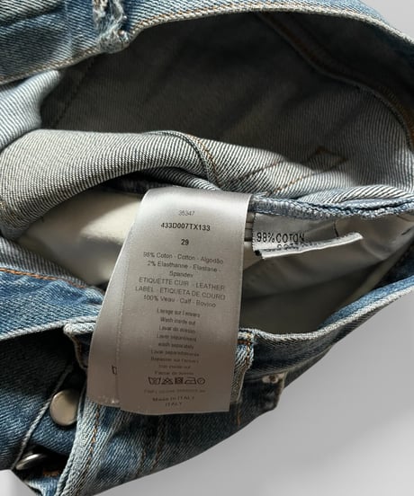 S/S 2014 DIOR HOMME STRAIGHT DENIM
