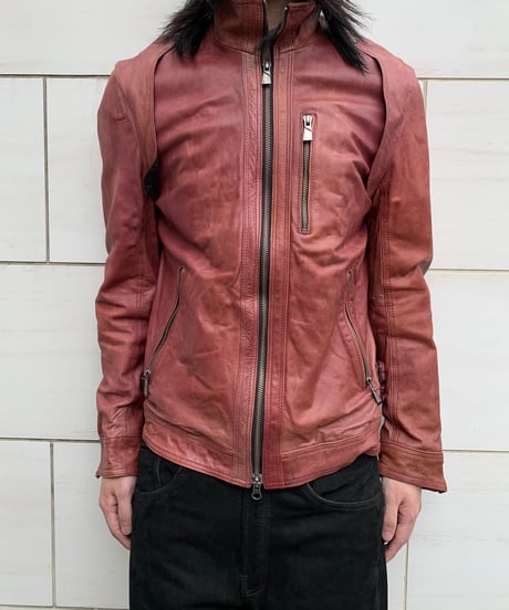 Early2000s KATHARINE HAMNETT LONDON leather jacket