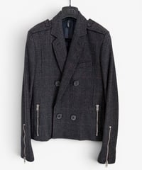A/W 2007 DIOR HOMME “NAVIGATE” MILITARY DOUBLE BLAZER［44］