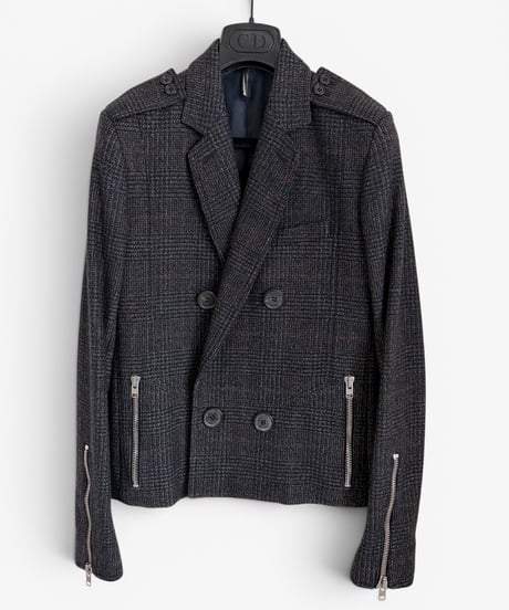 A/W 2007 DIOR HOMME “NAVIGATE” MILITARY DOUBLE BLAZER［44］