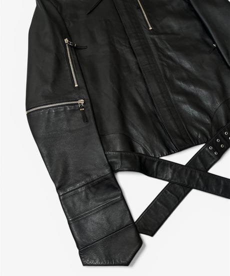 S/S 2003 DIOR HOMME “FOLLOW ME” BIKER LEATHER JACKET