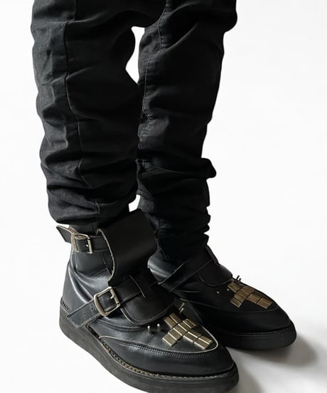 1986s BOY LONDON Metal Cross Creeper Boots［US7］