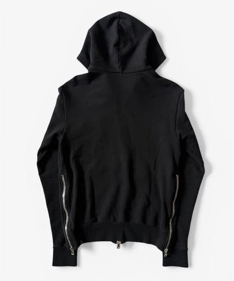 S/S 2011 BALMAIN BY CHRISTOPHE DECARNIN CREST EMBLEM ZIP HOODIE