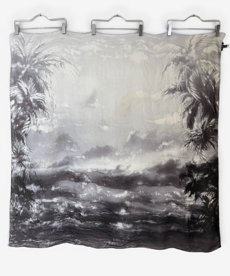 S/S 2013 BALMAIN HOMME PALM TREE CASHMERE SCARF