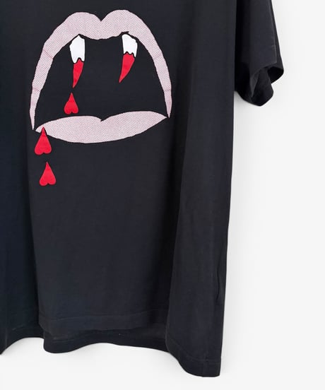 S/S 2014 SAINT LAURENT PARIS BLOOD LUSTER SUMMER COTTON T-SHIRT［S］