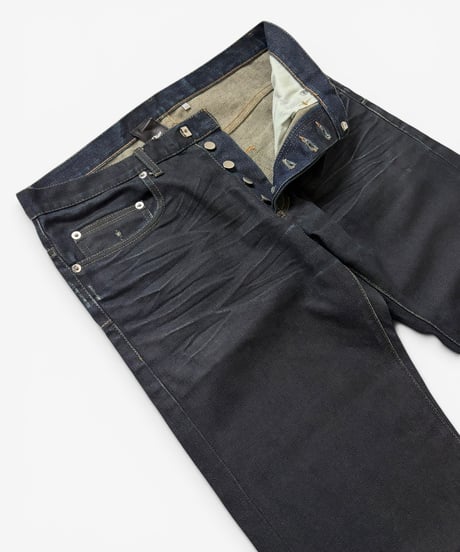 A/W 2005 DIOR HOMME “GLAM ROCK” WRINKLED COATED DENIM［30］
