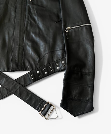 S/S 2003 DIOR HOMME “FOLLOW ME” BIKER LEATHER JACKET