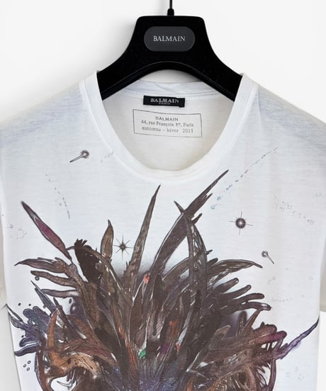 A/W 2011 BALMAIN HOMME BY CHRISTOPHE DECARNIN WOLF T-SHIRT［M］