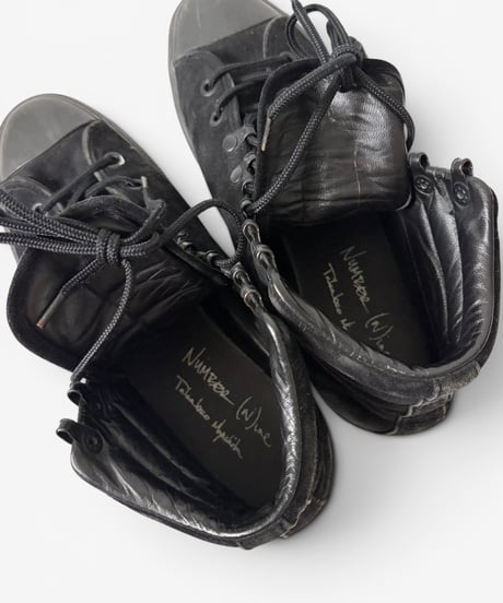 A/W 2006 NUMBER (N)INE “NOIR” RUNWAY HI-TOP SNEAKER［9］