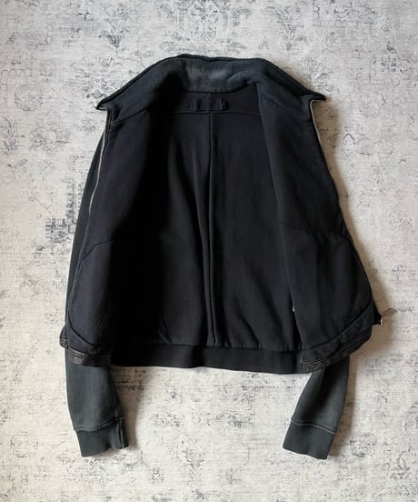 A/W 2012-2013 Nicolas&Mark Leather × Sweat Hybrid Biker Jacket