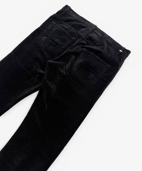 A/W 2005 DIOR HOMME “GLAM ROCK” BLACK VELVET BOOTCUT［29］