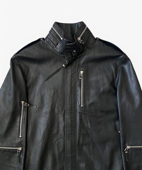 S/S 2003 DIOR HOMME “FOLLOW ME” BIKER LEATHER JACKET