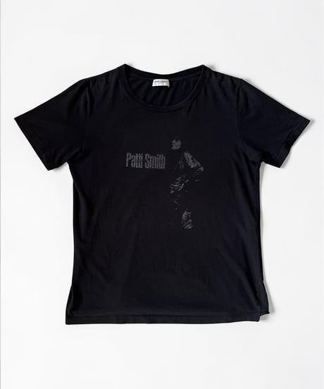 S/S 2017 SAINT LAURENT PARIS PATTI SMITH DAMAGED T-SHIRT