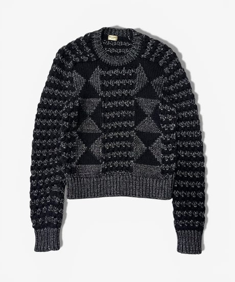 A/W 2018 SLP GLITTER GEOMETRIC KNIT XS