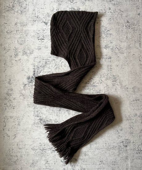 A/W 2002 Number (n)ine “George" Wool Food muffler
