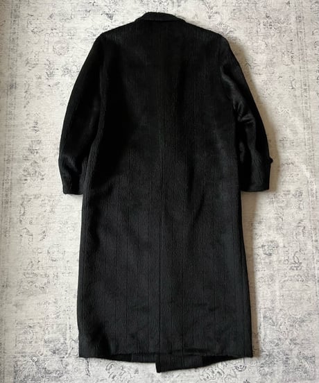 Alpaca Wool Double-Breasted Long Coat