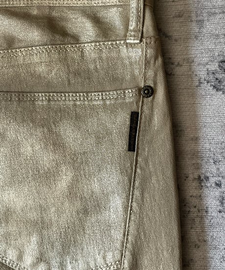 BLACKBARRETT by NEIL BARRETT Gold coating pants