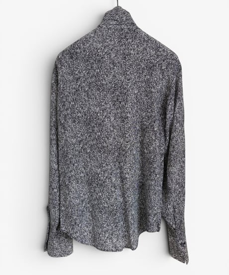 A/W 2005 DIOR HOMME “GLAM ROCK” PUSSY-BOW SILK SHIRT［38］
