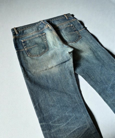 A/W 2005 DIOR HOMME “GRAM ROCK” RED-RUST DENIM