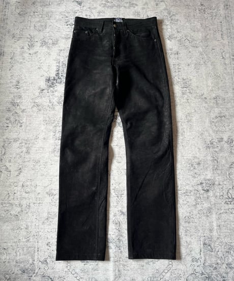 1990s RABERG Cow Leather pants