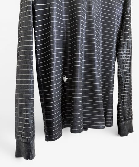 A/W 2003 DIOR HOMME “LUSTER” WAXED BORDER POLO［S］