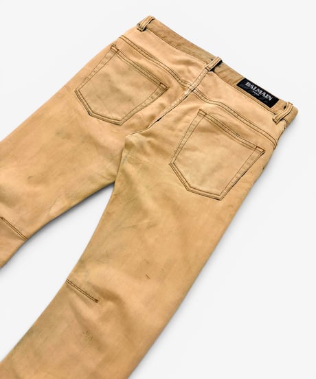 S/S 2012 BALMAIN HOMME BLEACH WASHED DENIM［29］
