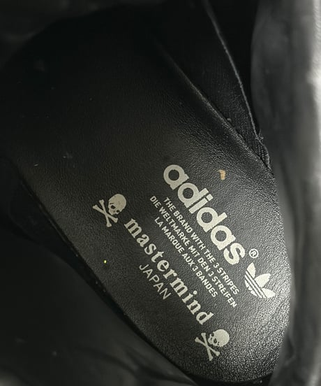 2010 MASTERMIND JAPAN × ADIDAS SKULL HI-TOP SNEAKERS［US10.5］