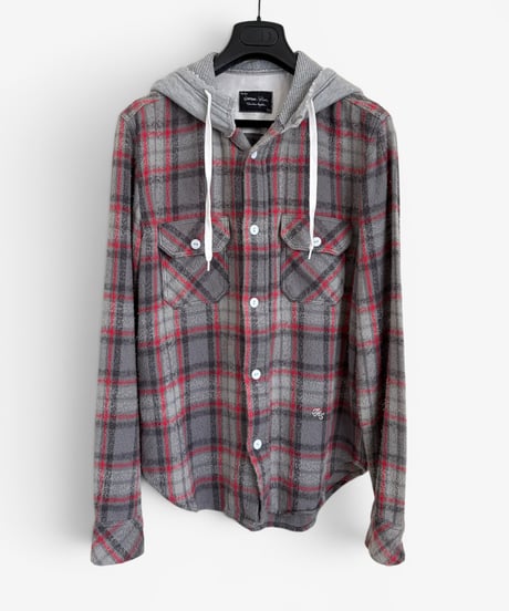 A/W 2005 NUMBER (N)INE “THS” RUNWAY FLANNEL HOODIE［3］